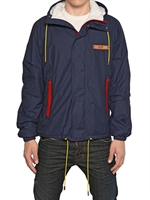 DSQUARED - COTTON NYLON PADDED SAILOR JACKET - NAVY