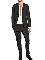DSQUARED - STRETCH WOOL PARIGI SUIT - DARK GREY