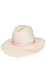 BORSALINO - CAPPELLO PANAMA - BIANCO/ROSA