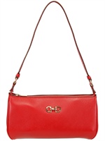 SALVATORE FERRAGAMO - LISETTA SAFFIANO LEDER UMHÄNGETASCHE - DUNKELORANGE