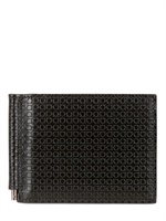 SALVATORE FERRAGAMO - MINI GANGINO MONTE CARLO LUX WALLET - BLACK