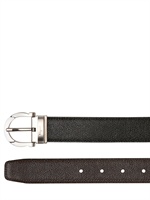 SALVATORE FERRAGAMO - VERSTELLBARER UND UMKEHRBARER GÜRTEL IN 2 TÖNEN - SCHWARZ/ BRAUN
