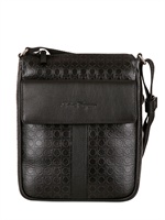 SALVATORE FERRAGAMO - GAMMA CROSSBODY BAG - BLACK