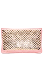 MANISH ARORA - BUSTA IN PELLE CON PAILLETTES - MULTI ROSA