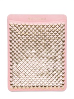 MANISH ARORA - CUSTODIA IPAD IN PELLE CON PAILLETTES - MULTI ROSA