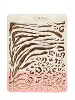 MANISH ARORA - CUSTODIA IPAD IN PELLE EFFETTO LEOPARD - MULTICOLORE