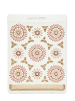 MANISH ARORA - CUSTODIA IPAD IN PELLE CON RICAMO INDIANO - MULTI IVORY