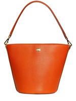 DOLCE & GABBANA - LARGE INGRID SAFFIANO LEATHER TOP HANDLE - ORANGE
