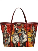 DOLCE & GABBANA - MEDIUM ESCAPE BEDRUCKTE TOTE AUS SEGELTUCH - MULTI