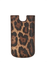 DOLCE & GABBANA - CUSTODIA PER IPHONE 5 IN PVC STAMPA LEOPARD - LEOPARDO