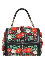 DOLCE & GABBANA - DOLCE BAG WOVEN RAFFIA TOP HANDLE - MULTI