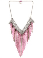 FALCONIERE - HANGING GARDEN NECKLACE - PINK