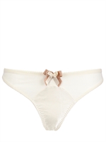 BORDELLE - TANGA IN TECHNO RETE - BIANCO SPORCO
