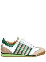 DSQUARED - SNEAKERS IN PELLE - MULTI VERDE