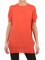 ANNAPURNA - LIGHT CASHMERE KNIT DRESS - RED