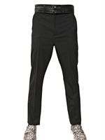 MIHARAYASUHIRO - 18CM NAPPA GRAIN DE POUDRE WOOL TROUSERS - BLACK