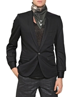 MIHARAYASUHIRO - GIACCA IN TWILL DI COTONE MANICHE A CAMICIA - NERO