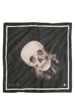 MIHARAYASUHIRO - BANDANA AUS BAUMWOLLE MIT SCHÄDELDRUCK - SCHWARZ