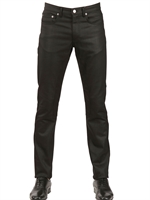 BELSTAFF - JEANS 5 TASCHE IN DENIM SPALMATO - NERO