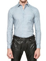 BELSTAFF - HEMD AUS BAUMWOLLPOPELINE MIT LOGODRUCK - MULTI BLAU
