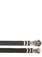 BALMAIN - LEDERGÜRTEL MIT METALLSCHNALLE - SCHWARZ
