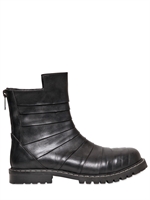 GARETH PUGH - KOMBAT LEATHER BOOTS - BLACK