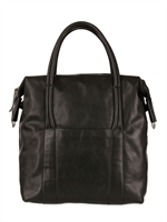 MAISON MARTIN MARGIELA - TEXTURED LEATHER TOTE - BLACK
