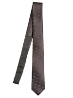 BURBERRY PRORSUM - 5CM SILK JACQUARD TIE - CHARCOAL