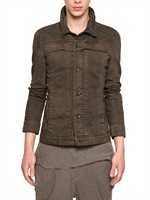 JULIUS - DENIM JACKET - KHAKI