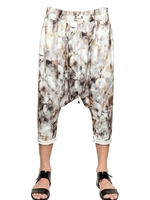 TOM REBL - DIGITAL FLOWER NYLON VISCOSE TROUSERS - MULTI
