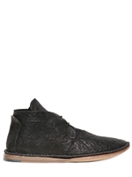 BB BRUNO BORDESE WASHED - POLACCHINE IN PELLE - NERO