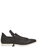 BB BRUNO BORDESE WASHED - SNEAKERS IN PELLE E NABUK - NERO