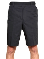 THOM BROWNE - COTTON TWILL BERMUDA SHORTS - NAVY