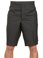 THOM BROWNE - COOL WOOL SHORTS - CHARCOAL