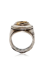 MAISON MARTIN MARGIELA - ANELLO EFFETTO VINTAGE - ARGENTO