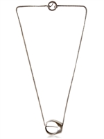 MAISON MARTIN MARGIELA - DETACHABLE RING BRASS NECKLACE - SILVER