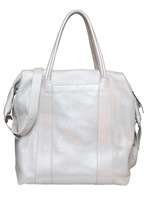 MAISON MARTIN MARGIELA - METALLIC LEATHER BAG - SILVER