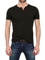 CYCLE - LIGHT COTTON JERSEY T-SHIRT - BLACK