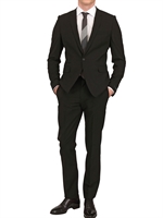 GIVENCHY - ONE BUTTON STRETCH COOL WOOL SUIT - BLACK