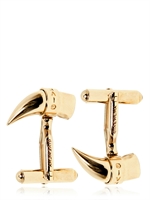 GIVENCHY - METAL HORN CUFFLINKS - GOLD