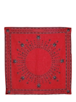 GIVENCHY - LEICHTER BAUMWOLL-BANDANA-SCHAL MIT STERNENDRUCK - ROT