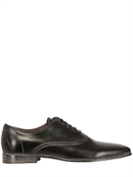 SARTORI GOLD - SCARPE OXFORD IN PELLE CON BORCHIE - NERO