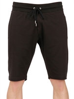 BIKKEMBERGS - COTTON JERSEY SLIM FIT BERMUDA SHORTS - NAVY