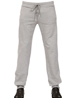 BIKKEMBERGS - COTTON JERSEY JOGGING PANTS - GREY