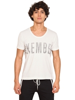 BIKKEMBERGS - T-SHIRT AUS BAUMWOLLJERSEY MIT BIKKEMBERGS-LOGO - WEIß