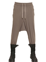 RICK OWENS - PANTALONI JOGGING IN JERSEY DI COTONE - DNA DUST