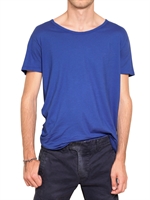 BALMAIN - BAUMWOLL JERSEY T-SHIRT - BLAU