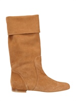 PETER FLOWERS - 20MM SUEDE BOOTS - CAMEL