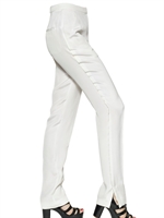 ROKSANDA ILINCIC - PANTALONI IN CREPE DI SETA - BIANCO