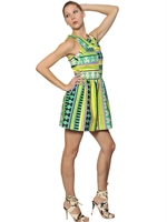 MSGM - BEDRUCKTES BAUMWOLLKLEID - MULTI